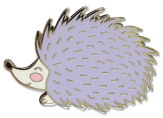 Hedgehog Hard Enamel Cloisonne Pin