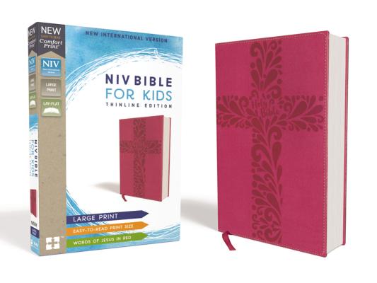 Holy Bible: New International Version, Pink, Leathersoft, Bible for Kids, Thinline Edition