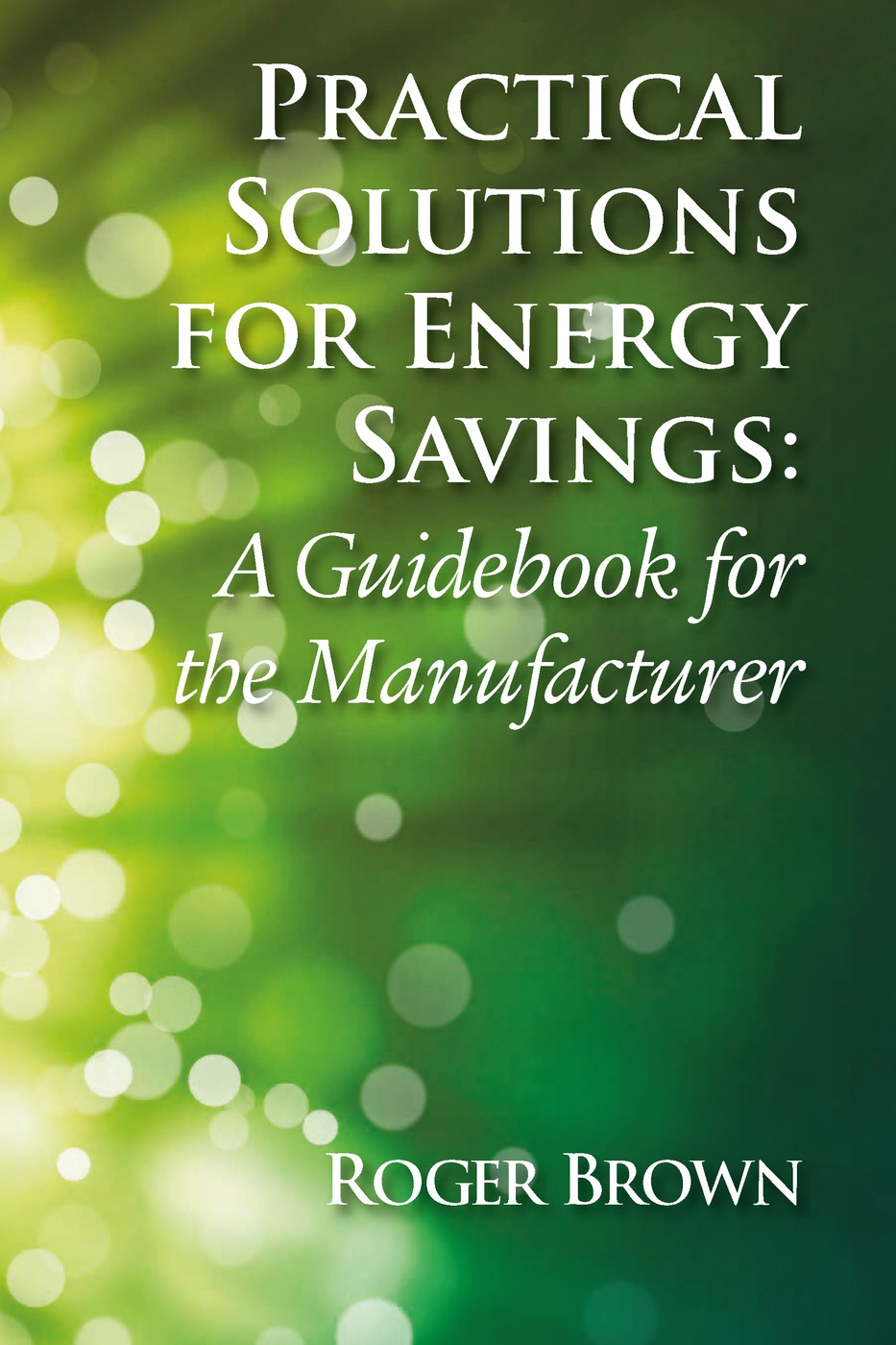 Practical Solutions for Energy Savings: A Guidebook for the Manufacturer