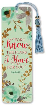 For I Know the Plans I Have for You Beaded Bookmark