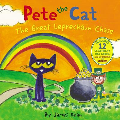 Pete the Cat: The Great Leprechaun Chase: Includes 12 St. Patrick’s Day Cards, Fold-Out Poster, and Stickers!