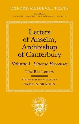 Letters of Anselm, Archbishop of Canterbury: Volume I