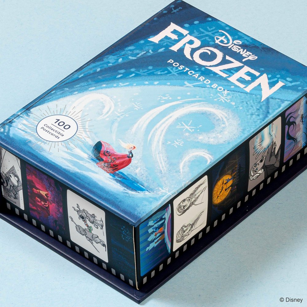 《冰雪奇緣》夢幻明信片組(100張不重複) Disney Frozen Postcard Box