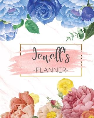 Jewell’’s Planner: Monthly Planner 3 Years January - December 2020-2022 - Monthly View - Calendar Views Floral Cover - Sunday start