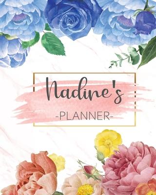 Nadine’’s Planner: Monthly Planner 3 Years January - December 2020-2022 - Monthly View - Calendar Views Floral Cover - Sunday start
