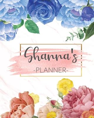 Shanna’’s Planner: Monthly Planner 3 Years January - December 2020-2022 - Monthly View - Calendar Views Floral Cover - Sunday start