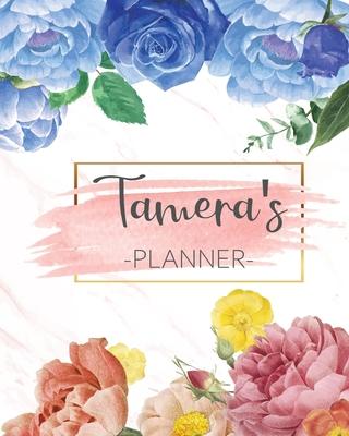 Tamera’’s Planner: Monthly Planner 3 Years January - December 2020-2022 - Monthly View - Calendar Views Floral Cover - Sunday start