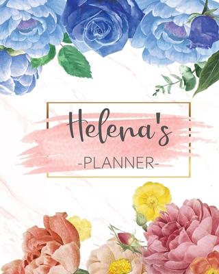 Helena’’s Planner: Monthly Planner 3 Years January - December 2020-2022 - Monthly View - Calendar Views Floral Cover - Sunday start