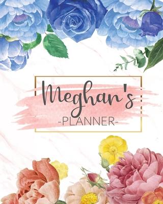 Meghan’’s Planner: Monthly Planner 3 Years January - December 2020-2022 - Monthly View - Calendar Views Floral Cover - Sunday start