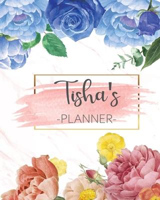 Tisha’’s Planner: Monthly Planner 3 Years January - December 2020-2022 - Monthly View - Calendar Views Floral Cover - Sunday start