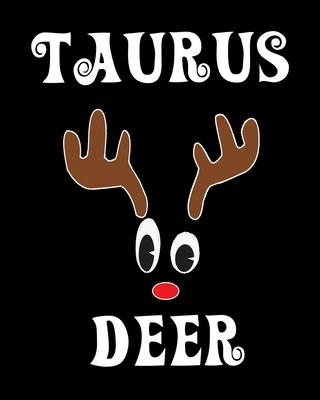 Taurus Deer: Deer Elk Antler Hunting Hobby 2020 Monthly Planner Dated Journal 8 x 10 110 pages