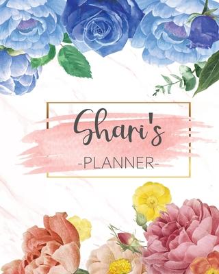 Shari’’s Planner: Monthly Planner 3 Years January - December 2020-2022 - Monthly View - Calendar Views Floral Cover - Sunday start