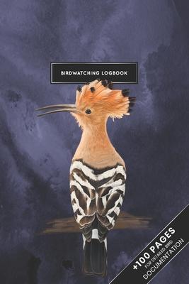 Bird Watching Birding Ornithology Journal Log Book - Hoopoe: Ornithologist Bird Identification Notebook Field Diary Notepad with 110 Pages in 6 x 9