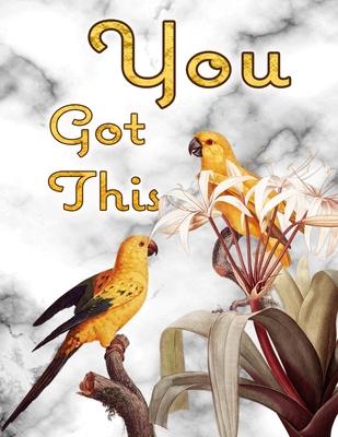 You Got This: Journal Notebook You Got This - Inspirational Quote Lined Diary with Bird Themed Soft Cover - 8.5 x 11, 108 pages -