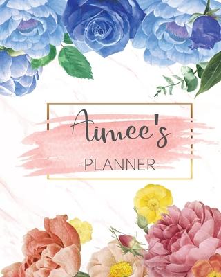 Aimee’’s Planner: Monthly Planner 3 Years January - December 2020-2022 - Monthly View - Calendar Views Floral Cover - Sunday start