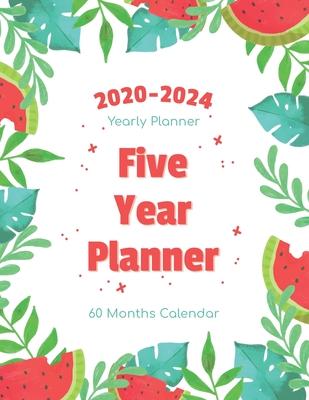 2020-2024 Five Year Planner: 2020-2024 Calendar Logbook - Yearly Planner Appointment - 60 Months Organize Calendar Planner - Monthly Checklist - No