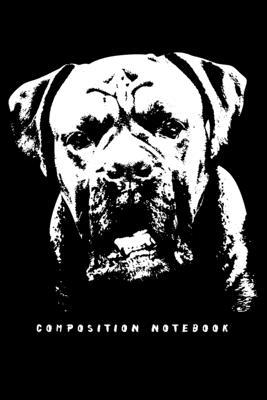 Composition Notebook: Dog Lovers Boxer Face Boxer Lovers Lined Notebook Journal Diary 6x9