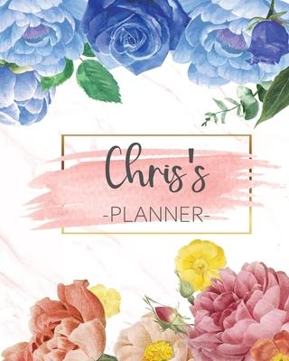 Chris’’s Planner: Monthly Planner 3 Years January - December 2020-2022 - Monthly View - Calendar Views Floral Cover - Sunday start