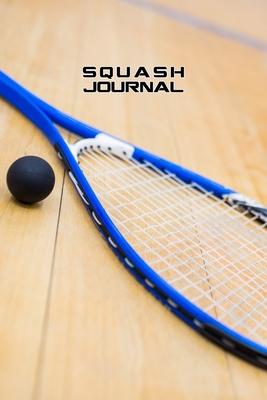 Squash Journal Dot Grid Style Notebook: 6x9 inch daily bullet notes on dot grid design creamy colored pages with beautiful squash racquet racket ball
