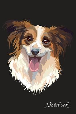 Notebook: Cute Papillon, Blank Lined Journal Notebook, College Ruled Size 6 x 9, 110 Pages, Gift for Dog Lovers and Pet Owners