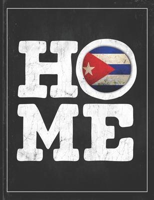 Home: Cuba Flag Planner for Cuban Coworker Friend from Havana Undated Planner Daily Weekly Monthly Calendar Organizer Journa