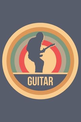 Guitar: Retro Vintage Notebook 6 x 9 (A5) Graph Paper Squared Journal Gift for Guitarists And Guitar Lovers (108 Pages)