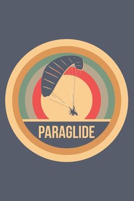 Paraglide: Retro Vintage Notebook 6 x 9 (A5) Graph Paper Squared Journal Gift for Paragliders And Paragliding Lovers (108 Pages)