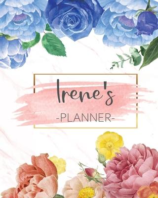 Irene’’s Planner: Monthly Planner 3 Years January - December 2020-2022 - Monthly View - Calendar Views Floral Cover - Sunday start
