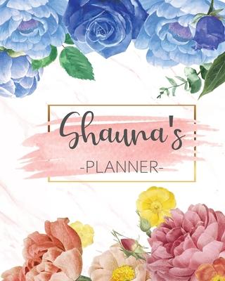 Shauna’’s Planner: Monthly Planner 3 Years January - December 2020-2022 - Monthly View - Calendar Views Floral Cover - Sunday start