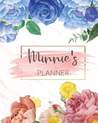Minnie’’s Planner: Monthly Planner 3 Years January - December 2020-2022 - Monthly View - Calendar Views Floral Cover - Sunday start