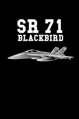 SR 71 Blackbird: Journal / Notebook / Diary Gift - 6x9 - 120 pages - White Lined Paper - Matte Cover