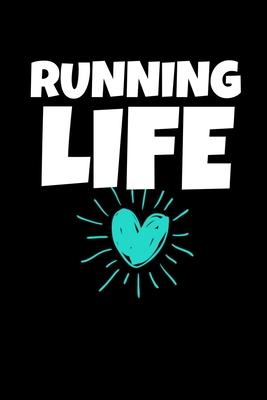 Running Life: Running Journal Gift - 120 Blank Lined Page