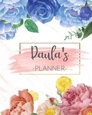 Paula’’s Planner: Monthly Planner 3 Years January - December 2020-2022 - Monthly View - Calendar Views Floral Cover - Sunday start