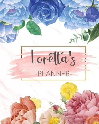 Loretta’’s Planner: Monthly Planner 3 Years January - December 2020-2022 - Monthly View - Calendar Views Floral Cover - Sunday start