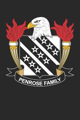Penrose: Penrose Coat of Arms and Family Crest Notebook Journal (6 x 9 - 100 pages)
