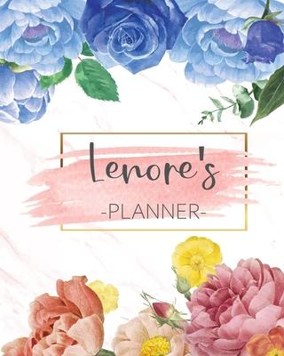 Lenore’’s Planner: Monthly Planner 3 Years January - December 2020-2022 - Monthly View - Calendar Views Floral Cover - Sunday start