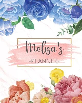 Melisa’’s Planner: Monthly Planner 3 Years January - December 2020-2022 - Monthly View - Calendar Views Floral Cover - Sunday start