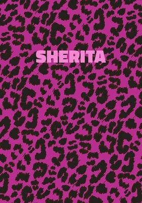 Sherita: Personalized Pink Leopard Print Notebook (Animal Skin Pattern). College Ruled (Lined) Journal for Notes, Diary, Journa