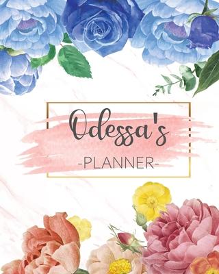 Odessa’’s Planner: Monthly Planner 3 Years January - December 2020-2022 - Monthly View - Calendar Views Floral Cover - Sunday start