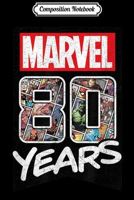Composition Notebook: Marvel 80 Years Comic Events Front and Back Journal/Notebook Blank Lined Ruled 6x9 100 Pages