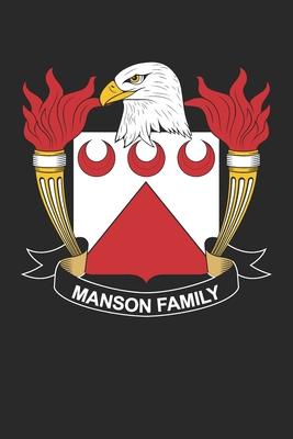 Manson: Manson Coat of Arms and Family Crest Notebook Journal (6 x 9 - 100 pages)