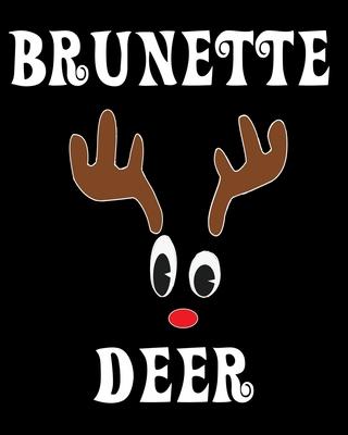 Brunette Deer: Deer Elk Antler Hunting Hobby 2020 Monthly Planner Dated Journal 8 x 10 110 pages