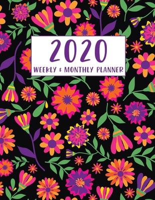 2020 Planner Weekly and Monthly: Pretty Cute Floral Schedule Organizer, Jan 1, 2020 to Dec 31, 2020, 8.5 x 11 Inches (21.59 x 27.94 cm)