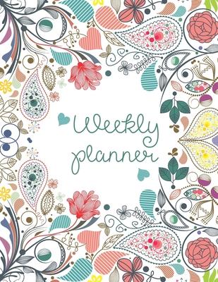 Weekly Planner: 2020 - Floral 52 Week Monthly and Weekly Planner with Calendar