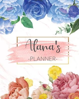 Alana’’s Planner: Monthly Planner 3 Years January - December 2020-2022 - Monthly View - Calendar Views Floral Cover - Sunday start