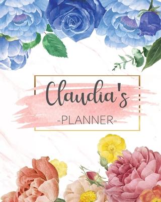 Claudia’’s Planner: Monthly Planner 3 Years January - December 2020-2022 - Monthly View - Calendar Views Floral Cover - Sunday start