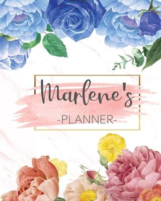 Marlene’’s Planner: Monthly Planner 3 Years January - December 2020-2022 - Monthly View - Calendar Views Floral Cover - Sunday start