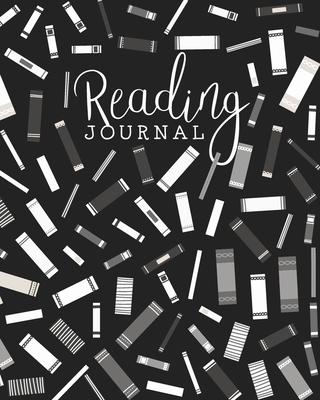 Reading Journal: Log, Track, Rate, Review Books Read Diary - Record Favourite Reads and Authors, List Books to Read - Black, White, & G