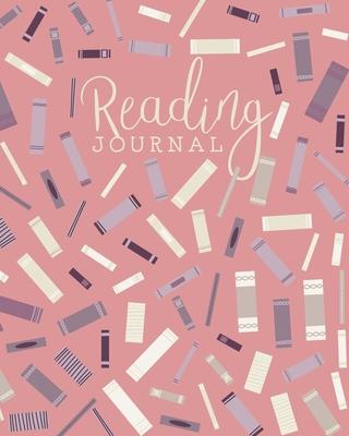 Reading Journal: Log, Track, Rate, Review Books Read Diary - Record Favourite Reads and Authors, List Books to Read - Vintage Pink, Pur