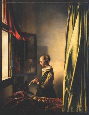Johannes Vermeer Black Paper Sketchbook: Girl Reading a Letter at an Open Window - Renaissance Art Notebook - For Drawing with Vivid Colors - Large Ar
